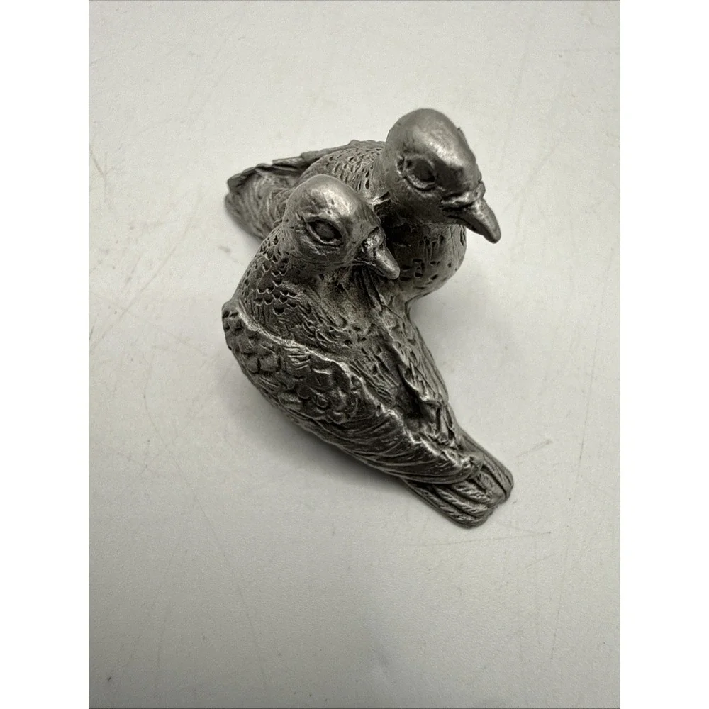 Hudson Pewter Noah's Ark Collection DOVEs‎ pigeons bird retired